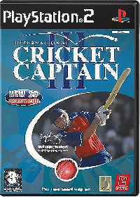 International Cricket Captain III PAL Playstation 2  box art